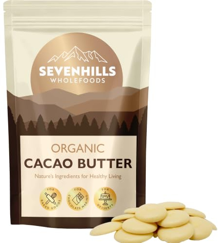 Sevenhills Wholefoods Manteca De Cacao Orgánico, Obleas, 500g
