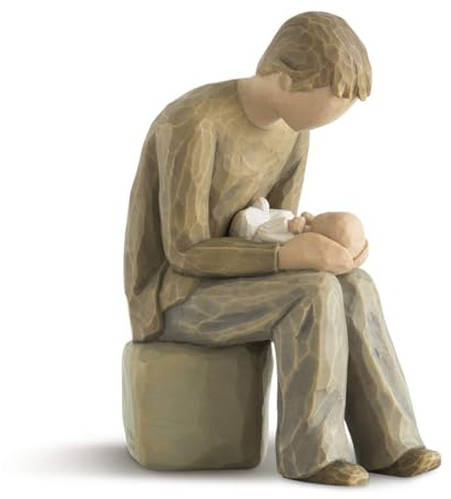 Willow Tree New Dad, Sculpted Hand-Painted Figure