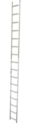 Krause Dachleiter Aluminium / 16 Sprossen Leiterlänge 4,50 m