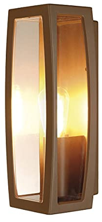 SLV Wandlampe MERIDIAN BOX | für die effektvolle Außenbeleuchtung von Wänden und Hauseingang | LED Strahler, Wandleuchte, Aussenleuchte, Gartenlampe, Wegeleuchte | E27, 25W max