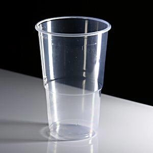 Disposable Flexy Plastic Half Pint Glasses 10oz / 285ml (Pack of 50)