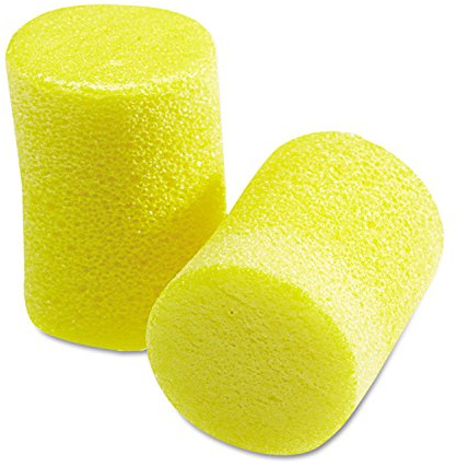 3M Ear Plugs, 30 Pairs/Box, E-A-R Classic 310-1060, Uncorded, Disposable, Foam, NRR 29, For Drilling, Grinding, Machining, Sawing, Sanding, Welding, 1 Pair/Pillow Pack