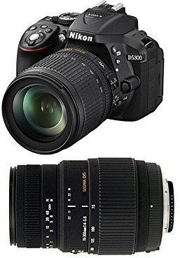 Nikon D5300 + 18-105 VR + SIGMA 70-300 DG MACRO