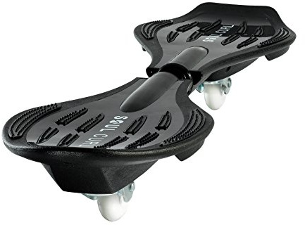 Ridge Skateboards Soul Curl Waveboard, Casterboard Unisex – Adulto, Nero, 34 Pollici