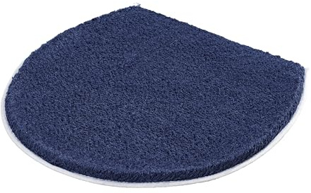 Kleine Wolke WC-Deckelbezug Soft Marineblau 47 x 50 cm | OEKO-TEX zertifiziert, rutschhemmende Unterseite, maschinenwaschbar, 100% Polyacryl