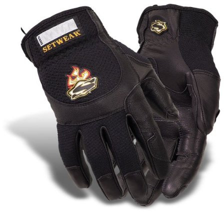 Setwear Pro Leather Black Tough Glove - Medium