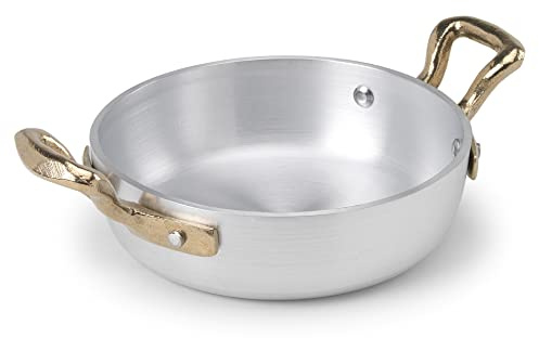 Agnelli, ALMA11016-Kollektion 1932, 3 mm Aluminium-Pfanne, Zwei Griffe, 16 cm
