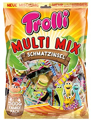 Golosinas Multi Mix funny island Trolli bolsa 500 g