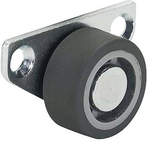 Hettich - Assemblage Support - Roulette Latérale Pour Sols Durs