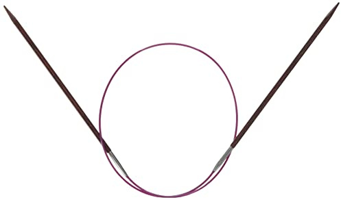 KnitPro Holzrundstricknadel, Stärke 4,0; 60 cm lang - Quadratische Nadelspitzen (Cubics) Neuheit!!!