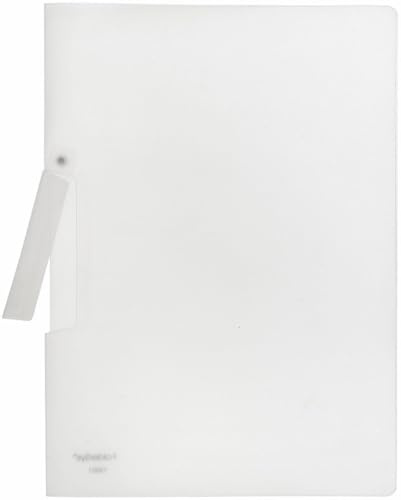 FolderSys 10 x Cliphefter A4 PP bis 50 Blatt transluzent farblos