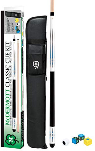Molloy McDermott Classic Pool Cue Kit, weiß, 19oz