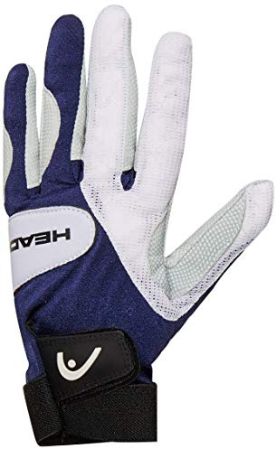 HEAD Renegade Racquetball-Handschuh aus Leder, extra Grip, atmungsaktiv, Netzstoff, Größe M, Linke Hand