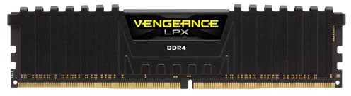 Corsair Vengeance LPX 8GB (1x8GB) DDR4 2666MHz C16 XMP 2.0 High Performance Desktop Arbeitsspeicher, Schwarz CMK8GX4M1A2666C16