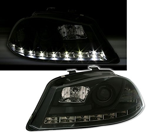 AD Tuning GmbH & Co. KG Scheinwerfer Set mit LED Tagfahrlicht Optik in Schwarz
