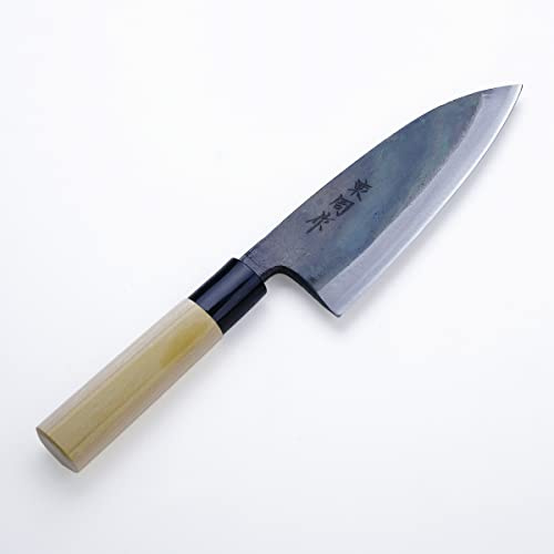 AZUMASYUSAKU Deba Kurouchi (Butcher Knife) Shirogami Steel No.1 150mm