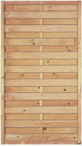 Dichtzaun Holzzaun Lamellenzaun Essen B100 x H180 cm.