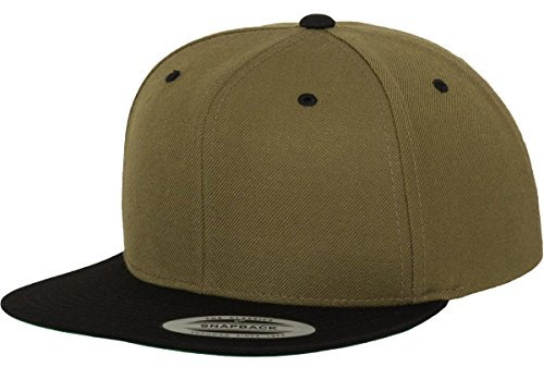 Flexfit Unisex Mesh Trucker Mütze, Olive/Black,S/M
