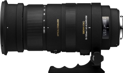 Sigma F4-6.3 APO DG HSM Optical Stabilised lens for Sony Full Frame and Digital APS-C SLR Cameras (50-500 mm)