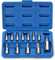 Neiko 10086A Standard Torx Plus Bit Steckschlüsselsatz | 12-teilig | TP8 - TP60 | 6 Punkt Stern | Cr-V und S2 Stahl | Schlagfester ABS Blasformkoffer transparent