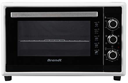 Brandt FC4200MW – Mini four Multifonction – Capacité 42L – Bandeau mécanique – 5 positions de cuisson – Puissance 1800W – 3 gradins – Blanc