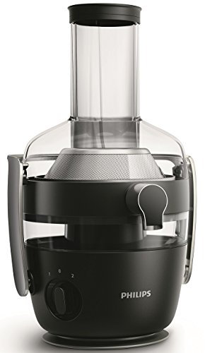 Philips HR1916/70 Centrifuga per Succhi di Frutta e Verdura, Tecnologia Fiberboost, Quickclean Plus per Pulizia Facile, 900 Watt, Collezione Avance