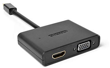 Sitecom CN-347 Adattatore da Minidisplay Port a HDMI o VGA, Nero