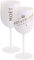 2 x Moët & Chandon Ice Imperial Champagner Acryl-Glas 0.45l Becher Kelch weiss/gold Gläser Set