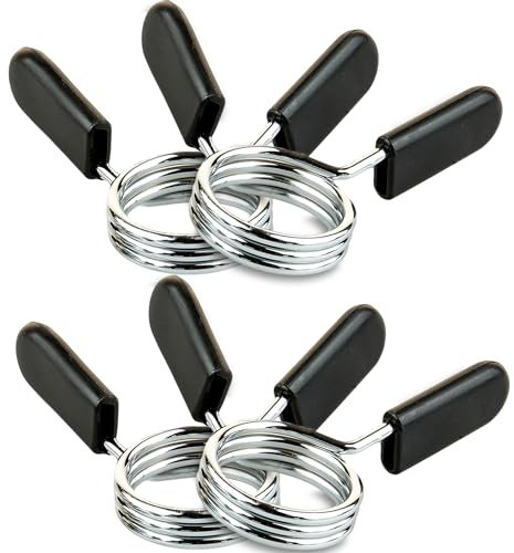 C.P. Sports PAAR Hantelverschlüsse, Feststeller, 30mm, Federverschlüsse, Federclip, Hantel (2 Paar)