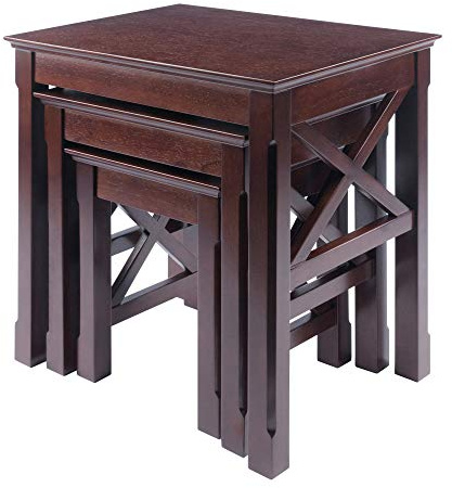 Winsome Xola Nesting Tables, Cappuccino