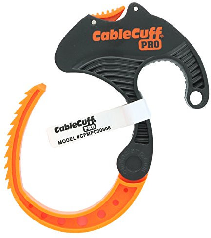 Cable Cuff PRO Medium Single Adjustable, Reusable, Cable Tie Replacement for Extension Cords or Electronics (2 Inch Diameter)