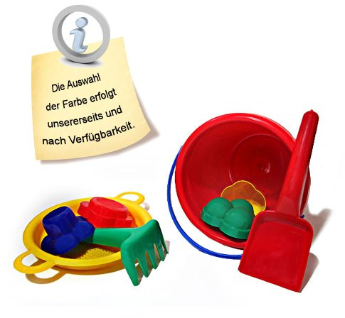 KS Stephan Eimergarnitur Sandförmchen Strandspielzeug 8-teilig