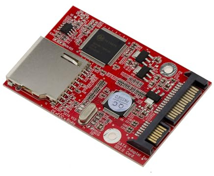 KALEA-INFORMATIQUE Adapterkonverter für SD SDHC SDXC Speicherkarte auf SATA-Anschluss