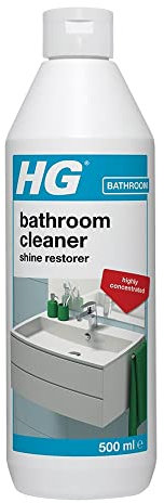 HG Bathroom Cleaner Shine Restorer, Bath Cleaner & Light Limescale Remover, Bathroom Floor Cleaner & Sink Cleaner, Bathtub Cleaner, Shower Spray Liquid & Toilet Cleaner - 500ml (Packing May Vary)