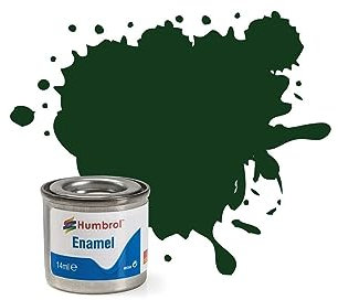 Humbrol Enamel Paint 14ML No 3 Brunswick Green - Gloss