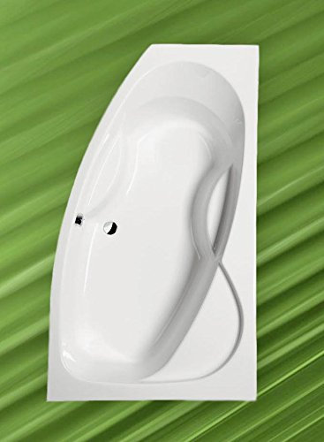 Spazio sparwanne Mamba 160 x 95 cm, versione destra con vasca piedi e wandankern