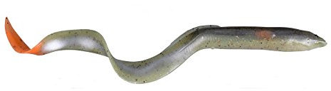 Savage Gear 3D Real Eel Gummifisch Aal, Gummiköder, Hechtköder, Angelköder, Kunstköder, Gummiaal, Aalköder, Köder für Hecht, Zander, Barsch, Waller, Dorsch & Heilbutt, Farbe:Green Red Pearl Eel, Länge / Gewicht:40cm / 147g