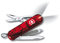 Victorinox Swiss Lite Swiss Army Knife, Small, Multi Tool, 8 Functions, LED, Pen, Red Transparent