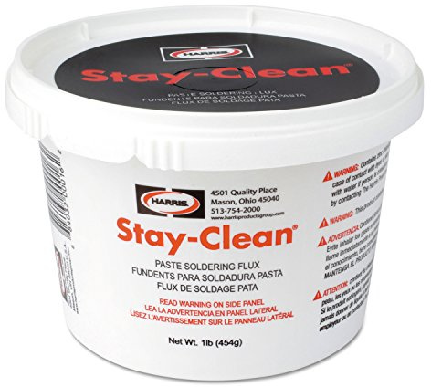 HARRIS SCPF1 Stay Clean Paste Soldering Flux, 1 lb. Jar
