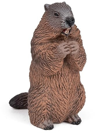 Papo - Tierfigur - Murmeltier, Neugierde der Bergfauna, Kinderspielzeug ab 3 Jahren - Sensibilisierung für das Tierleben und natürliche Kreisläufe