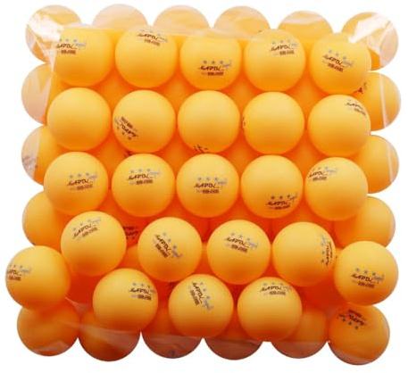 MAPOL 50- Pack Orange 3-Star Premium Ping Pong Balls Bulk,Advanced Training Table Tennis Ball