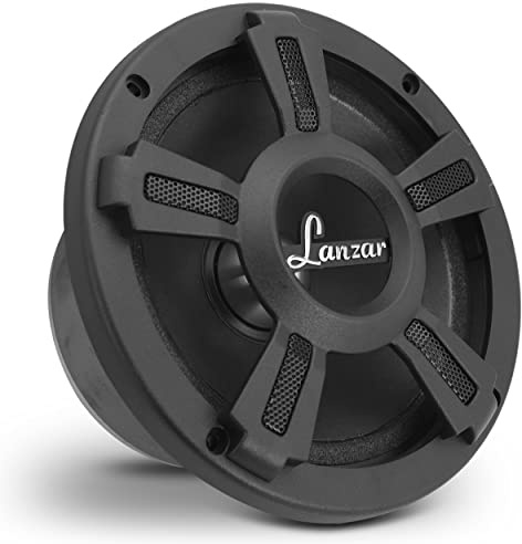 LANZAR Upgraded Opti Pro 6.5” High Power MidBass - Powerful 500 Watt Peak 105Hz – 12 kHz Frequency Response 30 Oz Magnet Structure 4 Ohm w/Paper Cone and Foam Surround Full Range Speaker - OPTI6MI