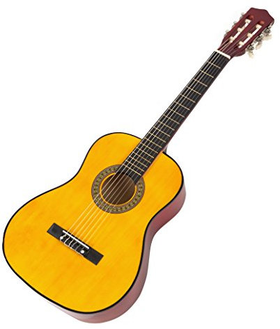 RockJam Musik Alley klassische akustische Gitarre Kinder Gitarre & Junior-Gitarre, natur, 30.0, MA34-N