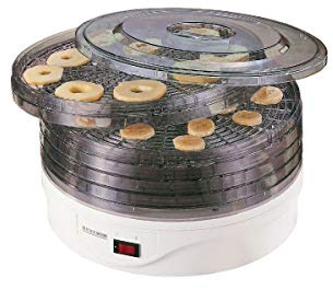 SEVERIN OD 2940 Essiccatore alimentare multiuso, Essiccatore con 5 ripiani regolabili in altezza, Essiccatore frutta adatto anche a verdure, carne e pesce