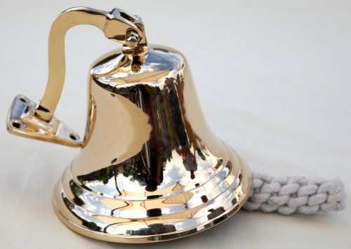 Schiffsglocke, Messing, 10,2 cm