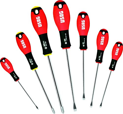 USAG 322 SH7 - Serie di 7 cacciaviti ad intaglio e a croce 03220254