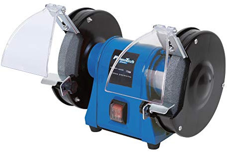 Ribimex PRTME150/170 RIBIMEX-PRTME150/170-Smerigliatrice da banco-150mm, Ferro, Bianco, 150 mm-170 W