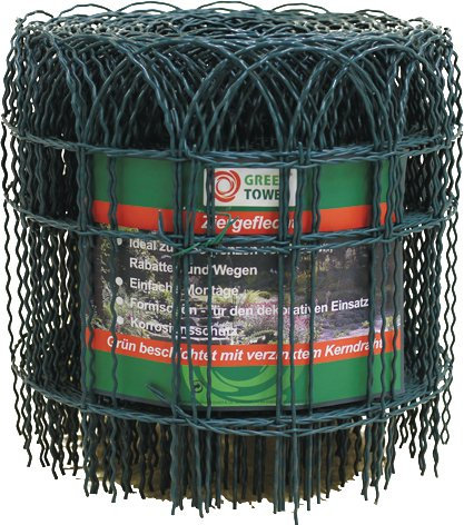 FS Rete di Recinzione 900 mm 25 m, Colore: Verde