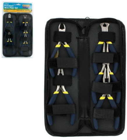 5 Piece Precision Mini Plier Set Jewellers Pliers Electronics Pliers, Model Maki