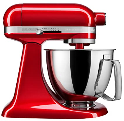 KitchenAid Artisan Mini 3.5 Quart Tilt-Head Stand Mixer - KSM3316X - Candy Apple Red